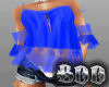 BDD Blu Lace Top