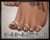 Angel tattoo feet
