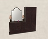 brown dresser w mirror