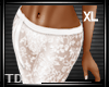 TD l White Lace Pants XL