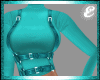 TEAL TOP AND HARNESS,RL*