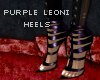 [P] leoni purple heels