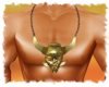 ! Pirate skull necklace