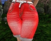 RLL Red Jean Shorts