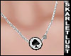 SL Spade Necklace Plat