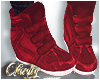 [[Q]Sneakers * Red