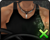 |X|Black Muscle Tank