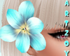 ! Turquoise Hair FlowerR