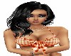 ORANGE CHECKERED TOP