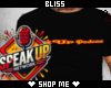 Speak Up Podcast Blk Tee