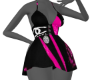 *CH@NEL Black/Pink Dress