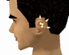 L Ear Spike Stud Earring