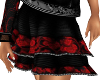 Dark Red Gothic Skirt {D