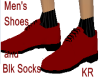 *KR-Mens Red Shoes