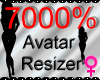 *M* Avatar Scaler 7000%