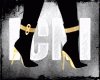 〆 Black & Gold Boots