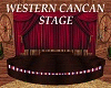 Western Cancan Stage