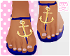 愛 Nautical Navy Sandal