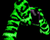 Neon Green Furz Jacket