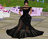 Brigh black long dress