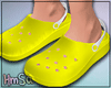 !H! Yellow Crocs /M
