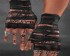 Black Gloves Blood Tatts