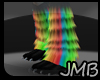 [JMB]Blk/Rainbow Warmers