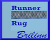 B- Blue Runner Rug