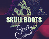 Purple Skull Boots