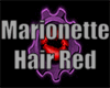 Red Marionette hair