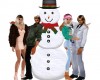 4 Pose Snowman