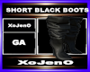 SHORT BLACK BOOTS