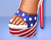 American Flag Heels
