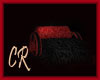 CR Red Black Chaise