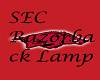 SEC Razorbacks Lamp