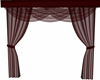 Burgandy Sheer Curtain