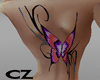 Tatto back Butterfly CZ*