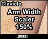 Arm Width Scaler 150%