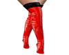 victoriaS red Boot latex