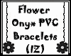 (IZ) Flower PVCBracelets