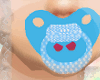 Blue Polka Dot Pacifier