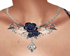 Necklace Rose Blue