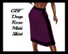 GBF~Deep Rose Midi Skirt