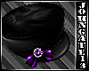 Victorian Bow Hat Purple