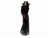 Vampire dress black red 
