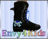 Kids Skully Combat Boots