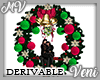 Christmas Wreath w/Poses