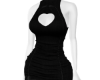 Kawaii Heart Dress Black