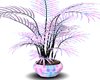 Pink n Blue fern vase