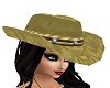 Gold/Brown Cowgirl Hat